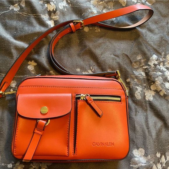Calvin Klein Bags Calvin Klein Camera Bag Style Crossbody Orange